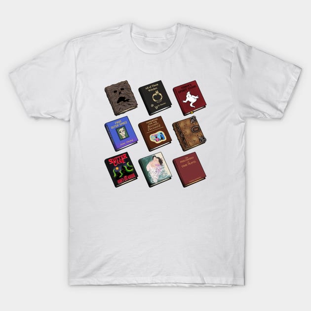 Books T-Shirt by LoudMouthThreads